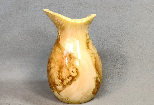 Wooden  Vase Handmade / Maple Burl Wood